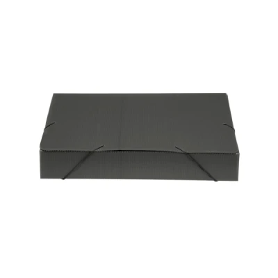 Pasta Escolar 55mm Polionda Cinza