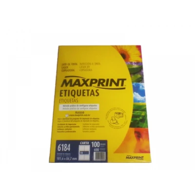 Etiqueta nº6 6184 101,6x84,7 100fls