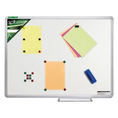 Quadro Magnético Branco 90x120Cm Aluminio